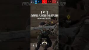 1v5 gone wrong..... #gaming #swag #rainbowsixsiege #nutsack #clash