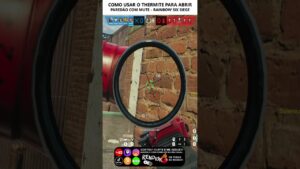 COMO USAR O THERMITE PARA ABRIR PAREDÃO COM MUTE - RAINBOW SIX SIEGE #rainbowsixsiege #r6brasil #r6