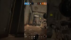 FROM THE HIP!!! #rainbow #rainbowsixsiege #r6 #r6s #r6siege #gaming #videogames #shorts #short