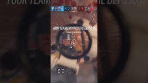 He should have swung me earlier #r6 #rainbowsixsiege #shortvideo #headshot #badaim #doublekill