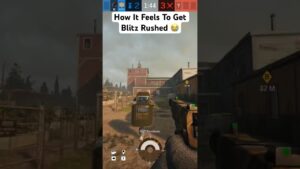 How It Feels To Be Blitz Rushed In Rainbow Six Siege😭 #shorts #rainbowsixsiege #funny #funnymoments