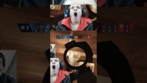 Jynxzi reacts to someone with bad aim #jynxzi #viral #rainbowsixsiege