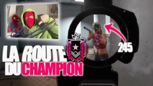 LA NOUVELLE ROUTE DU CHAMPION EN FACECAM JE TOMBE CONTRE LE TOP CHAMPION 245 ! RAINBOW SIX SIEGE