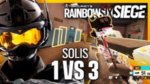 Me QUEDO SOLO con SOLIS en PUNTO 💀 | Caramelo Rainbow Six Siege Gameplay Español
