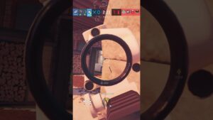 New angle? #r6 #rainbowsixsiege #shortvideo #headshot #badaim #angle #newspot #siege #shorts