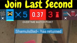 Saving a Teamate from Getting Banned in Rainbow Six Siege