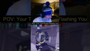 Team FLASHING Me In RANKED. #r6 #rainbowsixsiege #rainbow #funny #gaming #shorts #rage