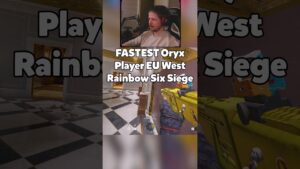 The FASTEST ORYX In Rainbow Six Siege - #r6 #rainbowsixsiege