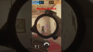Warden 2k Flick #shorts #rainbowsixsiege