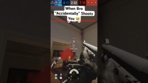When Bro "Accidentally" Shoots You In Rainbow Six Siege 😭 #shorts #rainbowsixsiege #funny