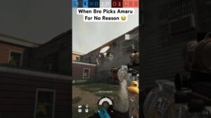 When Bro Picks Amaru in Rainbow Six Siege 😭 #shorts #rainbowsixsiege #funny #funnymoments