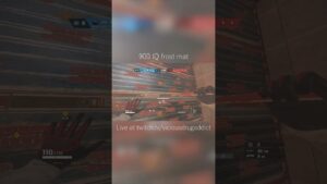 900 IQ frost mat in R6 #r6 #r6fails #rainbowsixsiege #r6moments #r6tips  #siege