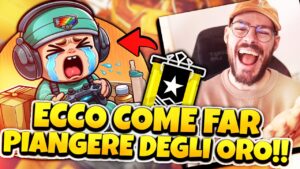 ECCO COME DEVASTARE DEGLI ORO!!! - Rainbow Six Siege ITA Gameplay Ranked PC