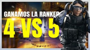 GANAMOS la RANKED siendo 4 VS 5 | Rainbow Six Siege
