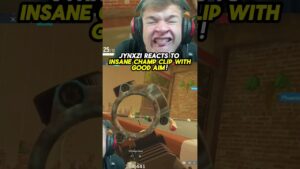 Jynxzi Reacts To INSANE CHAMP CLIP WITH GOOD AIM 🔥🔥 (Rainbow Six Siege)