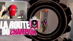 LA NOUVELLE ROUTE DU CHAMPION EN FACECAM JE FAIS 20 KILLS CONTRE UN HATER ! RAINBOW SIX SIEGE