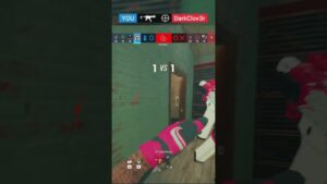 Valk 1v5 clutch #r6 #rainbowsixsiege #shorts