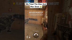 We Tried The Glaz & Mav Strat In Rainbow Six Siege 😭 #shorts #rainbowsixsiege #funny #funnymoments