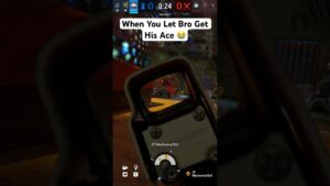 When You Let Bro Get The Ace In Rainbow Six Siege 😭 #shorts #rainbowsixsiege #funny #funnymoments