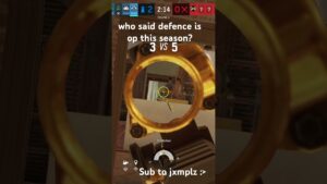 Who said defence is op this season? #rainbow #rainbowsixsiege #jynxzi