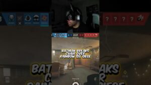 Batman Breaks Chair Over Rainbow Six Siege #rainbowsixsiege #viral #fyp