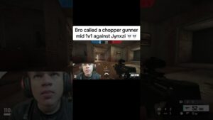 Bro called a chopper gunner against Jynxzi #rainbowsixsiege #R6s #siege
