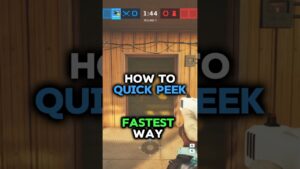 How to QUICK PEEK in Rainbow Six Siege #r6siege #rainbowsixsiege #shorts