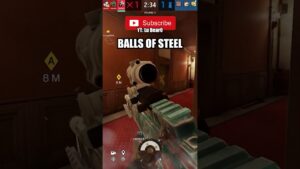 I am very brave in this game... | Rainbow Six Siege  #rainbowsixsiegefails #funnygamingshorts #r6