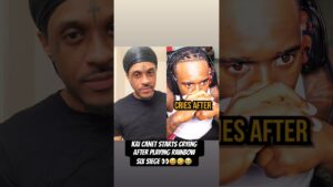 Kai Cenat crying after playing rainbow six siege