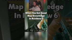 Map Knowledge Is OP! - #rainbowsixsiege #shorts #r6