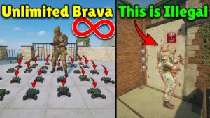 *NEW* UNLIMITED Brava Drone Charges! | 800 IQ Defender Bait From OUTSIDE! - Rainbow Six Siege