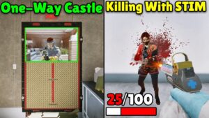 ONE WAY Castle DOOR! | Doc Stim Pistol Does Damage! - Rainbow Six Siege Deadly Omen