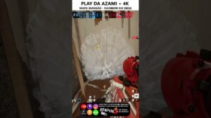 PLAY DA AZAMI + 4K MAPA MANSÃO - RAINBOW SIX SIEGE #rainbowsixsiege #r6clips #r6 #r6brasil #r6siege