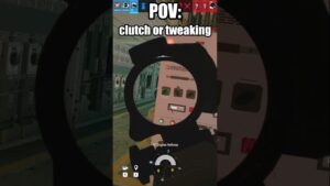 RAINBOW SIX SIEGE GENUINELY MAKES ME TWEAK #shorts #r6 #rainbowsixsiege #short #siege