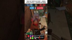 TRAP DO TAPETE DA FROST + SMOKE NO MAPA PLANÍCIE - RAINBOW SIX SIEGE #rainbowsixsiege #r6 #r6clips