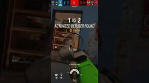 Taking the win -Rainbow Six Siege #rainbowsixsiege #clutch #headshot #1v2 #easy