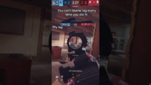 WORST Rainbowsixsiege Lag ever😂 #viral #r6