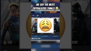 We say the most outrageous things on rainbow six siege #gaming #rainbowsixsiege #rainbowsix