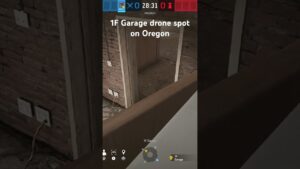 1F Garage drone spot on Oregon | Rainbow Six Siege