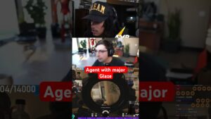Agent with crazy glaze 😂 #amp #funny #agent00 #shroud #rainbowsixsiege