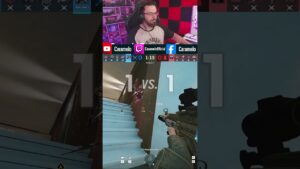 Así se hace 1 vs 3 en Rainbow Six Siege | Caramelo Rainbow Six Siege Gameplay Español #shorts