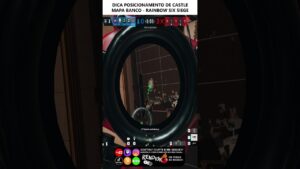 DICA POSICIONAMENTO DE CASTLE MAPA BANCO - RAINBOW SIX SIEGE #rainbowsixsiege #r6 #r6brasil #r6siege