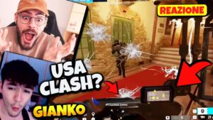GIANKO CHE USA CLASH?? MAAA?! - Rainbow Six Siege ITA Reazione