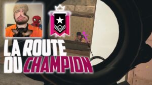LA ROUTE DU CHAMPION AVEC LA VRAIE FACECAM ! RAINBOW SIX SIEGE