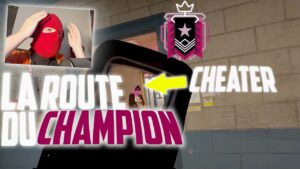 LA ROUTE DU CHAMPION CONTRE MON PREMIER CHEATER EN FACECAM, C'EST VRAIMENT VRAI ! RAINBOW SIX SIEGE