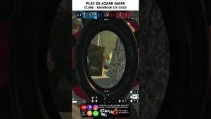 PLAY DE AZAMI MAPA CLUBE - RAINBOW SIX SIEGE #rainbowsixsiege #r6 #r6brasil #r6siege #r6s #r6clips