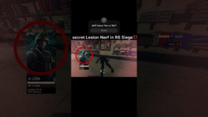 Secret Lesion Nerf in Y9 of Rainbow Seven Siege? 🤨 #r6 #siege #rainbowsixsiege #shorts