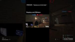 Snapiyy & Athieno 2v5 On 25HP #rainbowsixsiege #R6s #siege