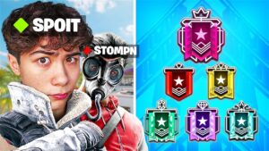 Spoit & Stompn 2v5 vs EVERY Rank In Rainbow Six Siege