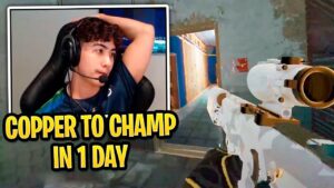 Spoit Tried Hitting Champion Rank in 1 Day (Rainbow Six Siege)
